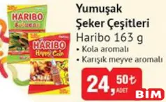 HARİBO YUMUŞAK ŞEKER ÇEŞİTLERİ 163 G
